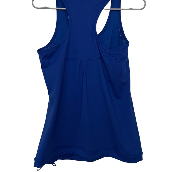 Athleta Womens tinker top racer back tie waist size medium tank top. Exercise - Picture 6 of 9